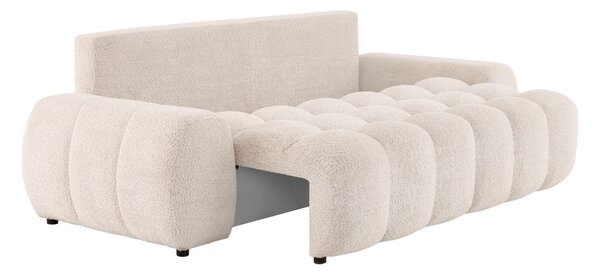 Sofa Bell z funkcją spania i pojemnikiem na pościel, nowoczesna sofa 3-osobowa