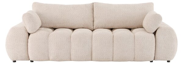 Sofa Bell z funkcją spania i pojemnikiem na pościel, nowoczesna sofa 3-osobowa