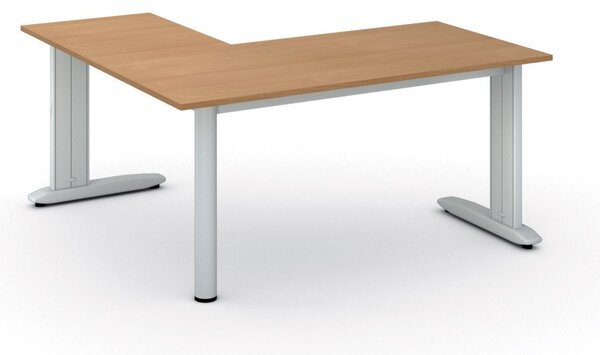 Narożne biurko PRIMO FLEXIBLE, 160x160 cm, buk