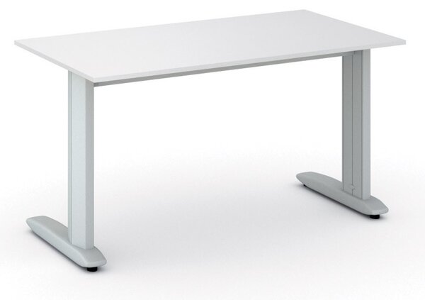 Biurko PRIMO FLEXIBLE, 140x80 cm, biały