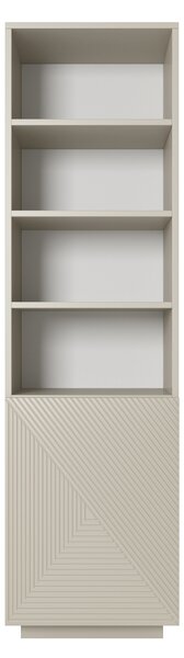 Regał Asha 50 cm z ryflowanym frontem - kaszmir