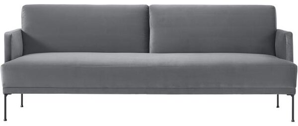 Sofa rozkładana z aksamitu Fluente (3-osobowa)