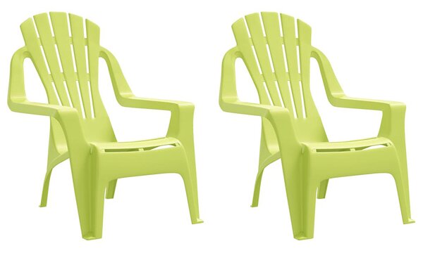 Zielone krzesła ogrodowe dla dzieci - Laromi