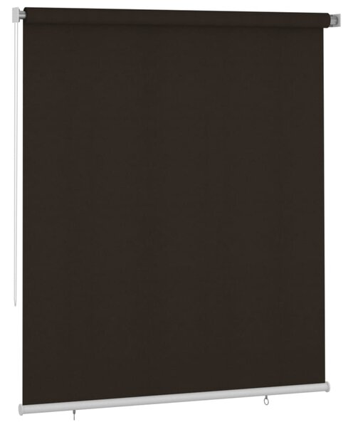 Roleta zewnętrzna, 200x230 cm, brązowa, HDPE