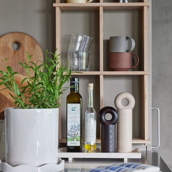 Kamionkowa ręcznie wykonana osłonka na doniczkę ø 16,5 cm Nami – OYOY Living Design