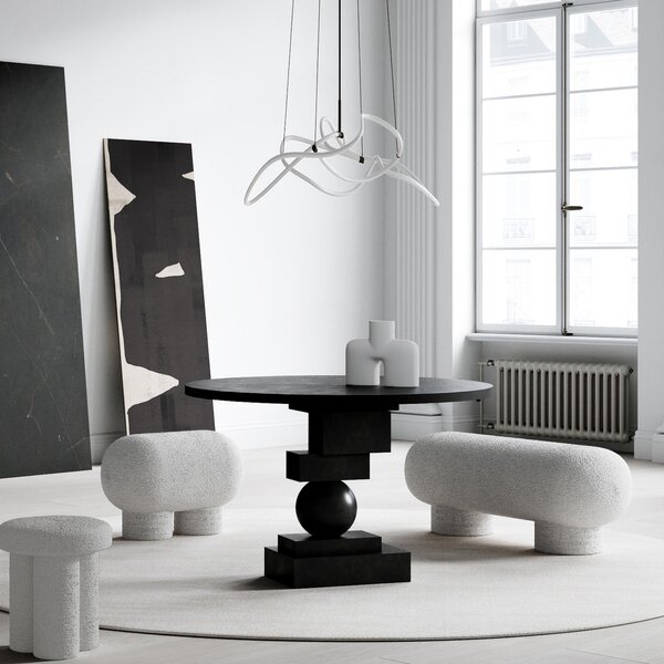 Lampa Wisząca 101 COPENHAGEN, Ghost, ściemnialny, biały, salon, aluminium, design