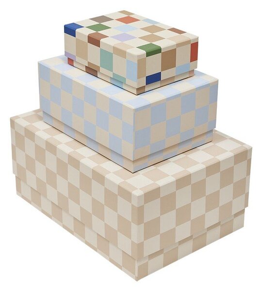 Kartonowe pojemniki dziecięce zestaw 3 szt. 31x22x14 cm Mana – OYOY Mini