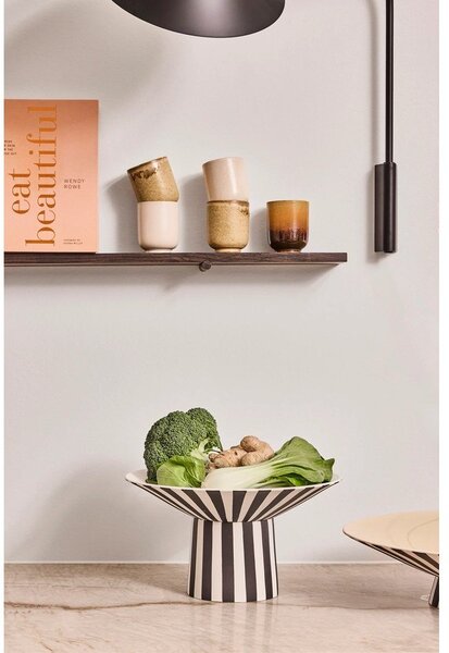 Czarno-biała/beżowa kamionkowa misa ø 30 cm Toppu – OYOY Living Design