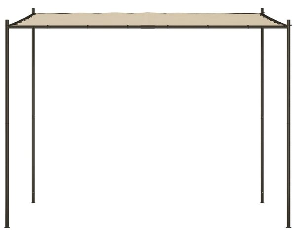 Altana, beżowa, 3x3 m, 180 g/m², tkanina i stal