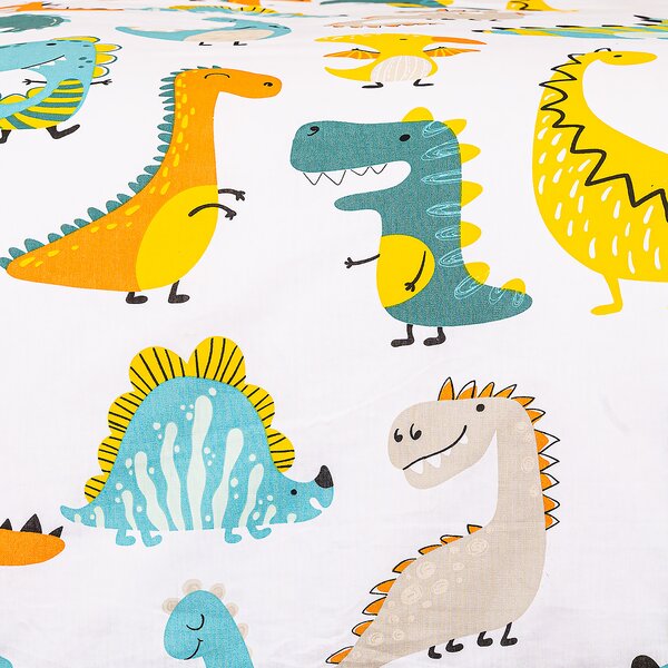 4Home Bawełniana pościel dziecięca Little dino, 140 x 200 cm, 70 x 90 cm