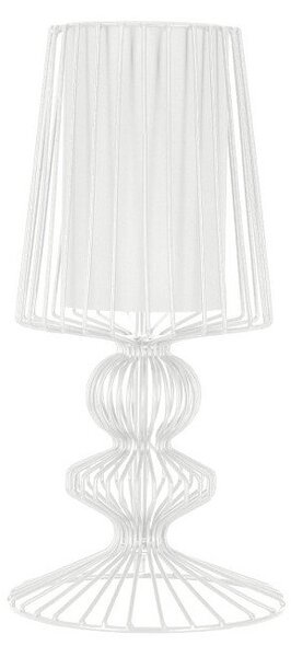 Nocna lampa stojąca Aveiro 5410 industrialna do sypialni biała