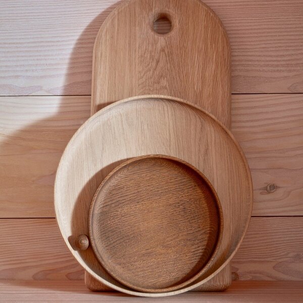 Drewniana taca ø 30 cm Inka – OYOY Living Design