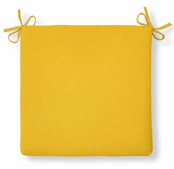 Domarex Siedzisko Oxford Mia wodoodporne żółty, 40 x 40 cm