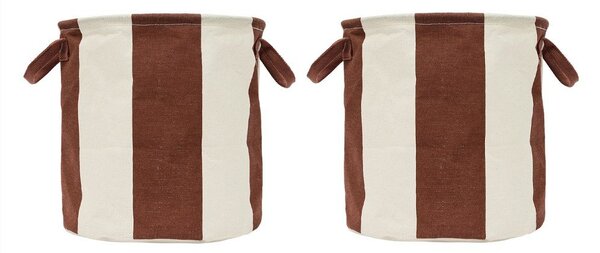 Tekstylne koszyki zestaw 2 szt. ø 32x32 cm Kara – OYOY Living Design